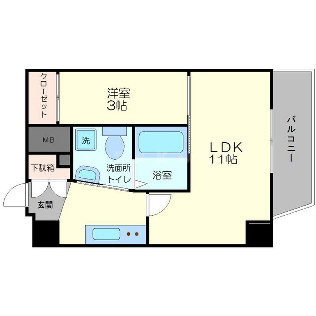 M:COURT関大前の間取り