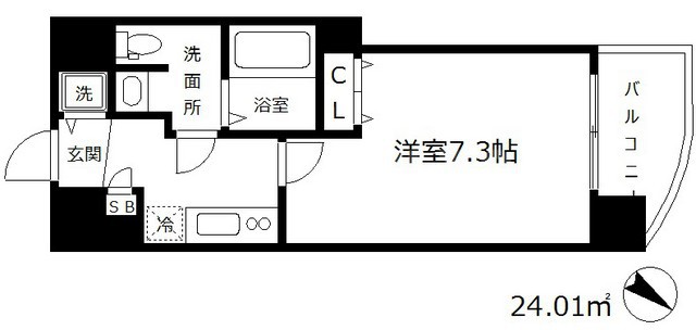 レグゼスタ福島Ⅱの間取り