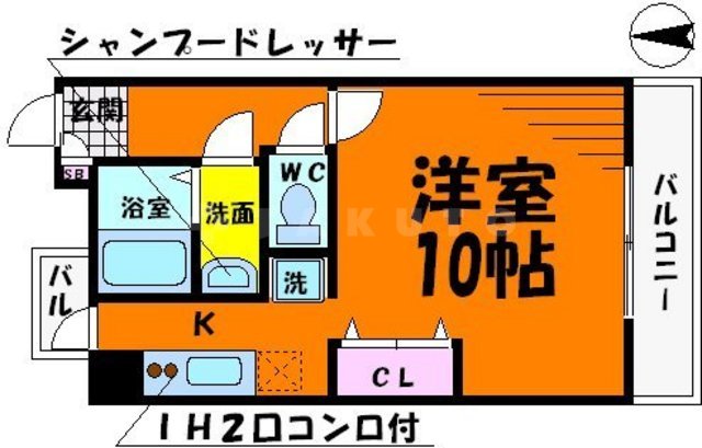 ルネシアガーデンの間取り