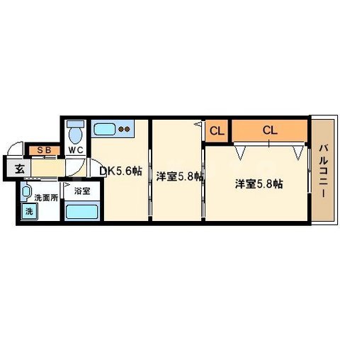 ロイヤルヒルIの間取り