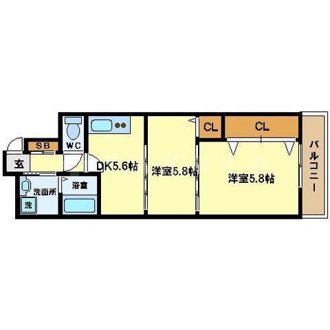 ロイヤルヒルIの間取り