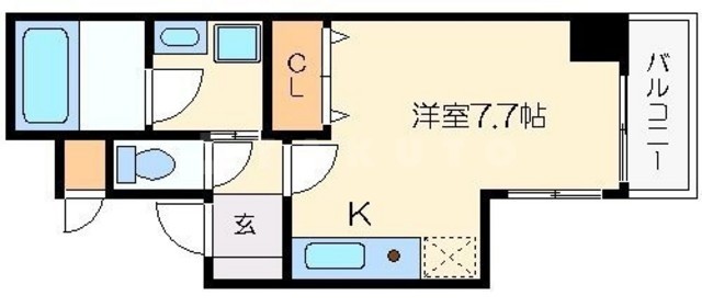 アビテ北御堂の間取り