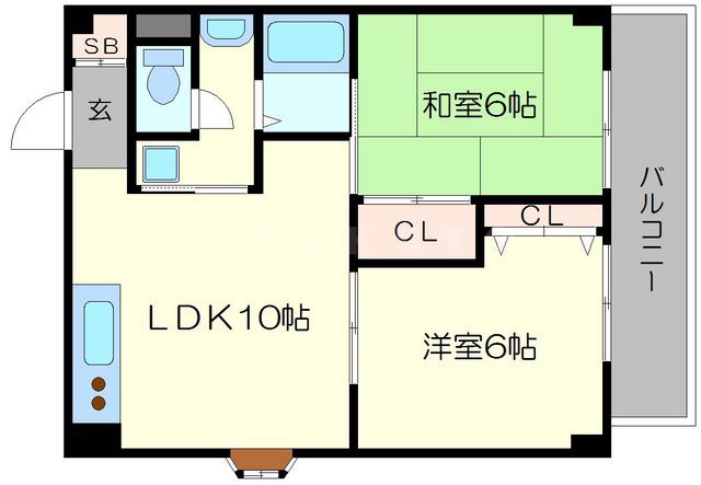 大東マンション2の間取り