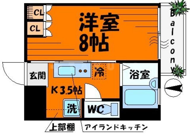 ボヌール エイワの間取り