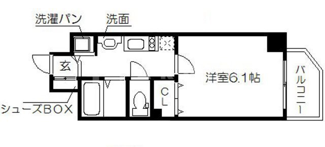 プレサンス中之島公園グラシアの間取り