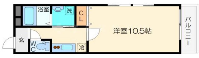 フジパレス豊新Ⅶ番館の間取り