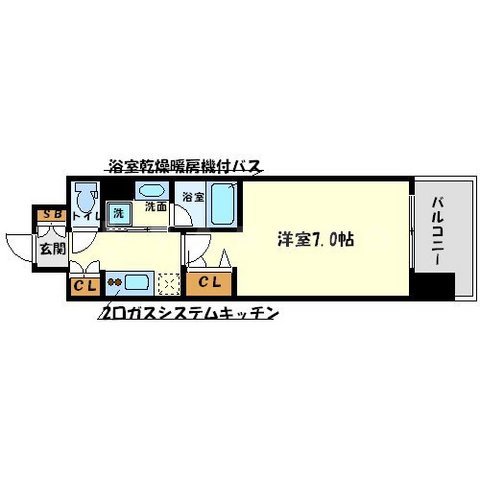 レジュールアッシュ上町台の間取り
