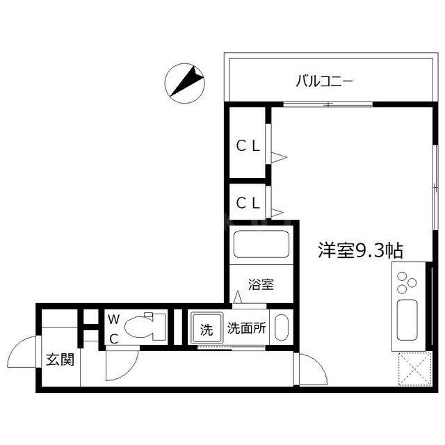 エストドミール野田の間取り