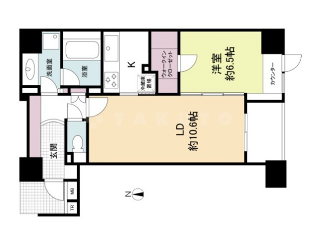 プライムアーバン堺筋本町の間取り