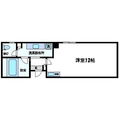 クレアジオーネ中之島西の間取り