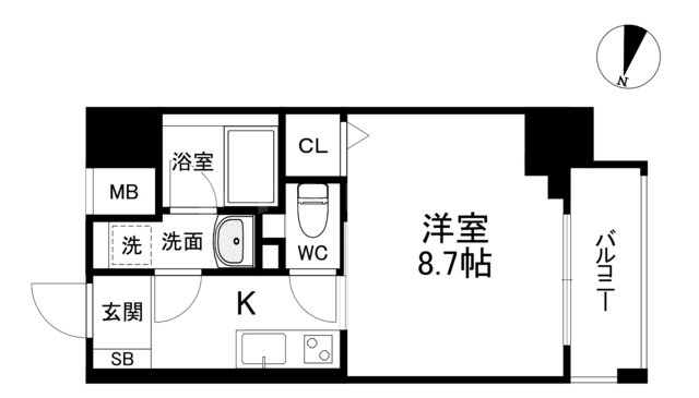 アスラン江戸堀の間取り