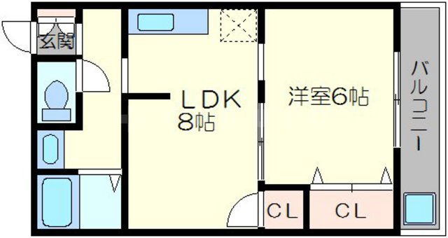 ハイツエルソールの間取り