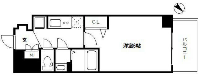 グランカリテ九条南の間取り