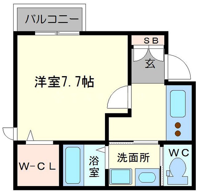 ティースリーモジュカの間取り