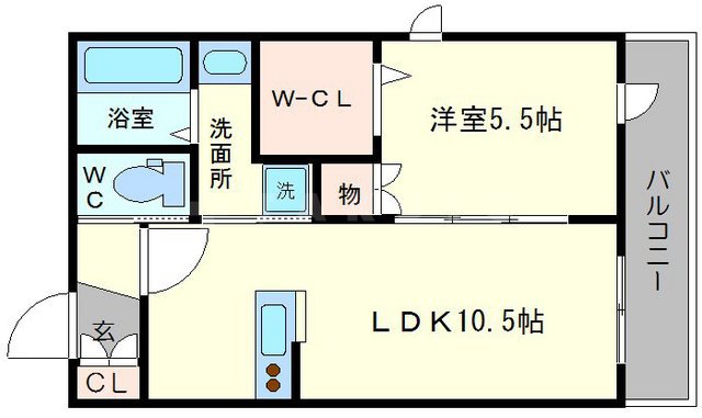 ティースリーモジュカの間取り