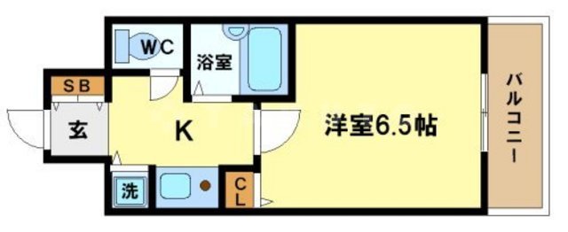 ユニーブル靭公園の間取り