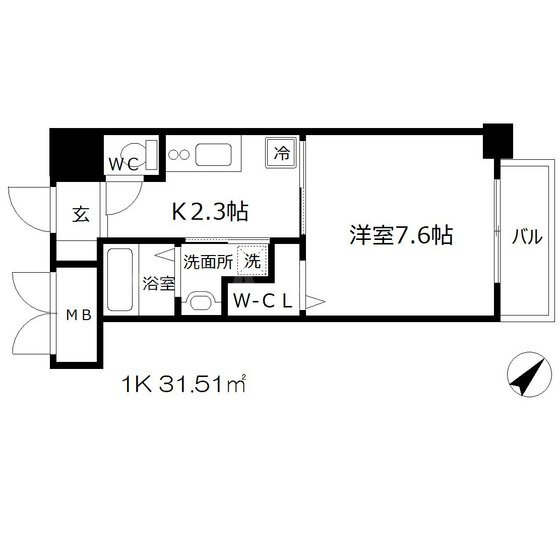 Lazo福島の間取り