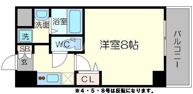 LUMINOUS天王寺舟橋の間取り