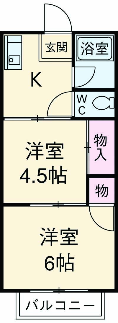 キャッスルハイツの間取り