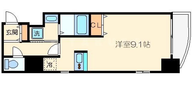 プレサンス中之島公園パークレジデンスの間取り