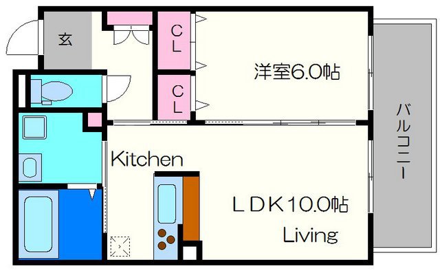 ヴィアソーレ鶴見 A棟の間取り