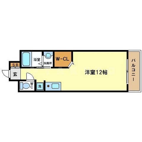 フレンテ靭公園の間取り