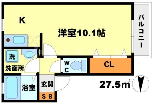 コート広芝の間取り