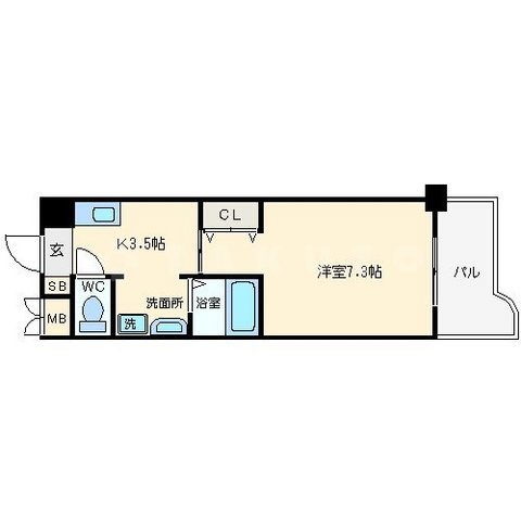 ローズコーポ本町の間取り