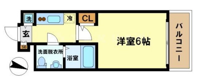 サムティ土佐堀Riberaの間取り