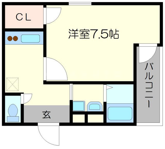 フジパレス垂水町Ⅴ番館の間取り