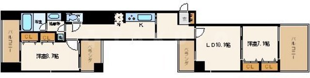 HORIE LUXの間取り