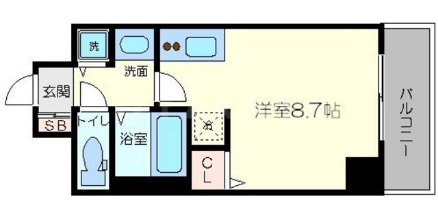 レジデンス福島IIの間取り