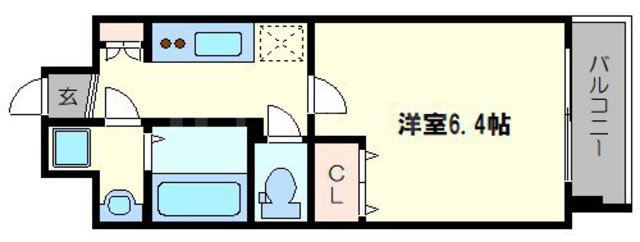 ジアコスモ九条シエルの間取り