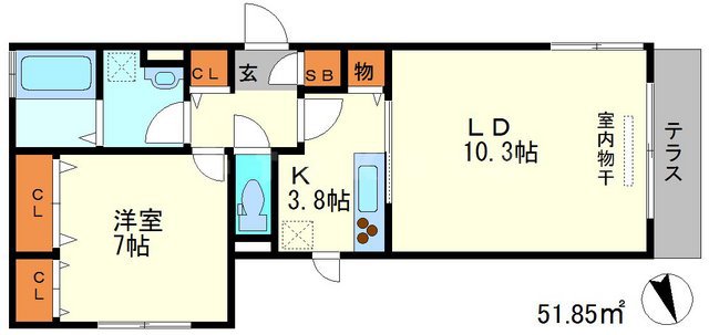 セジュール エピの間取り