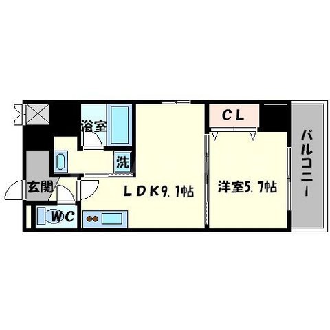 インテリジェンス御堂の間取り