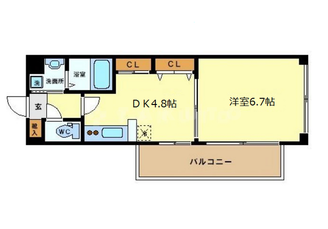 プレジオ中之島の間取り