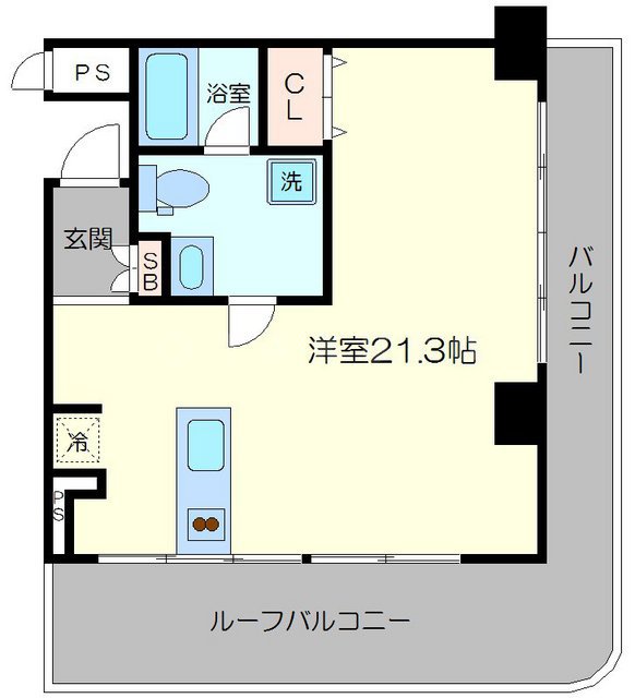 アーバンスタイル心斎橋の間取り