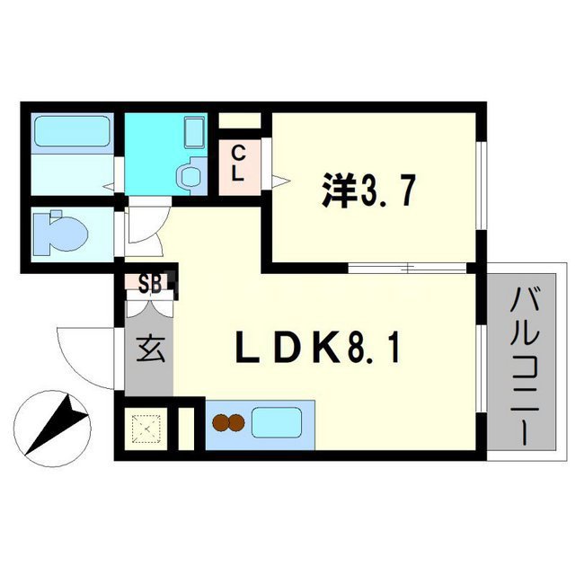 GRANDIR吹田の間取り