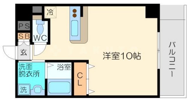 パレス東洋豊里2号館の間取り