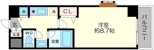 コンフォルトＫの間取り