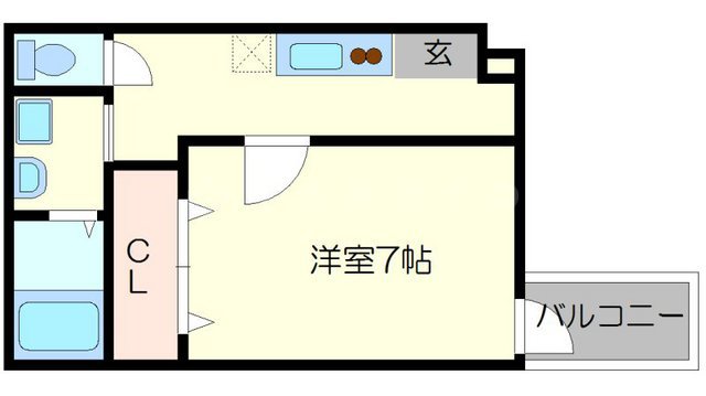 フジパレス垂水町Ⅴ番館の間取り