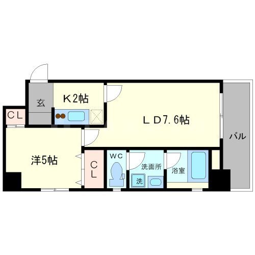 アモーレ本町ウエストの間取り