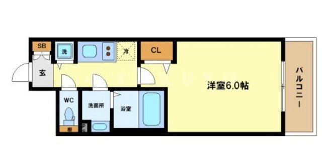 プレサンス福島ニューゲートの間取り