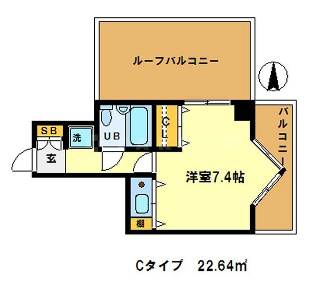 デトム・ワン三条通の間取り