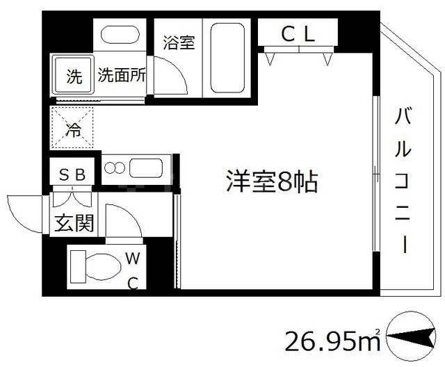 プリマベラ福島の間取り