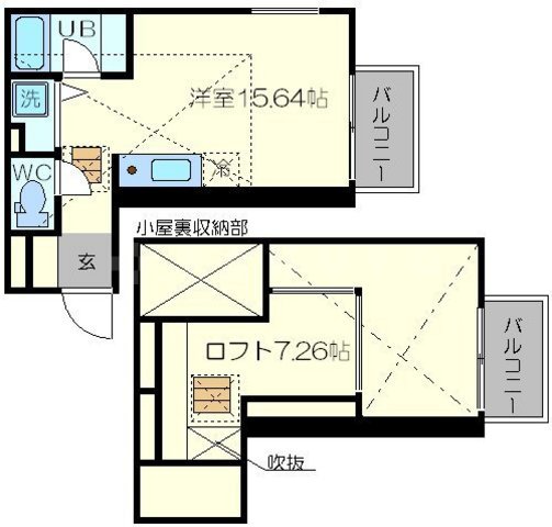 2/2 間取