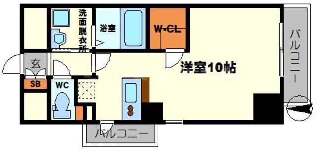 アンソレイユの間取り