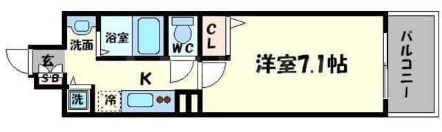 レジデンス靭公園の間取り