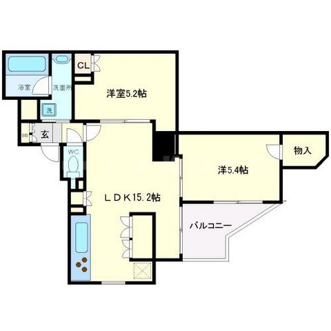 ラ・ヴィータ日本橋の間取り