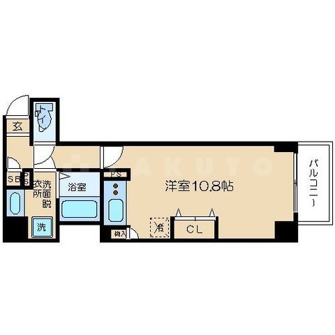 ドゥーエ玉造の間取り